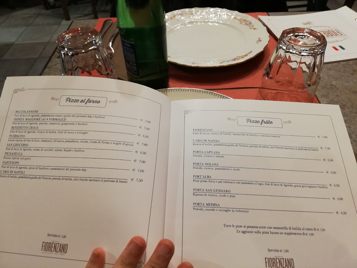 Fiorenzano pizzaioli dal 1897 Menu - Image 6